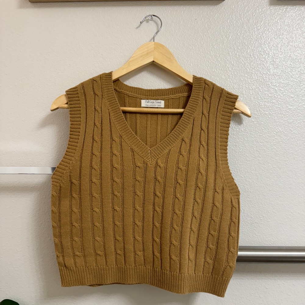 Tan vest